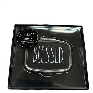Brand New Rae Dunn “Blessed” Pill Box
